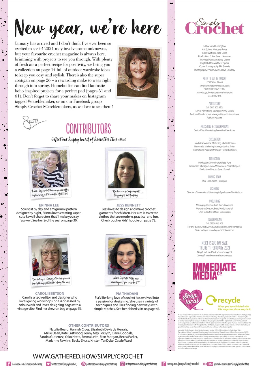 Simply Crochet Preview Pages