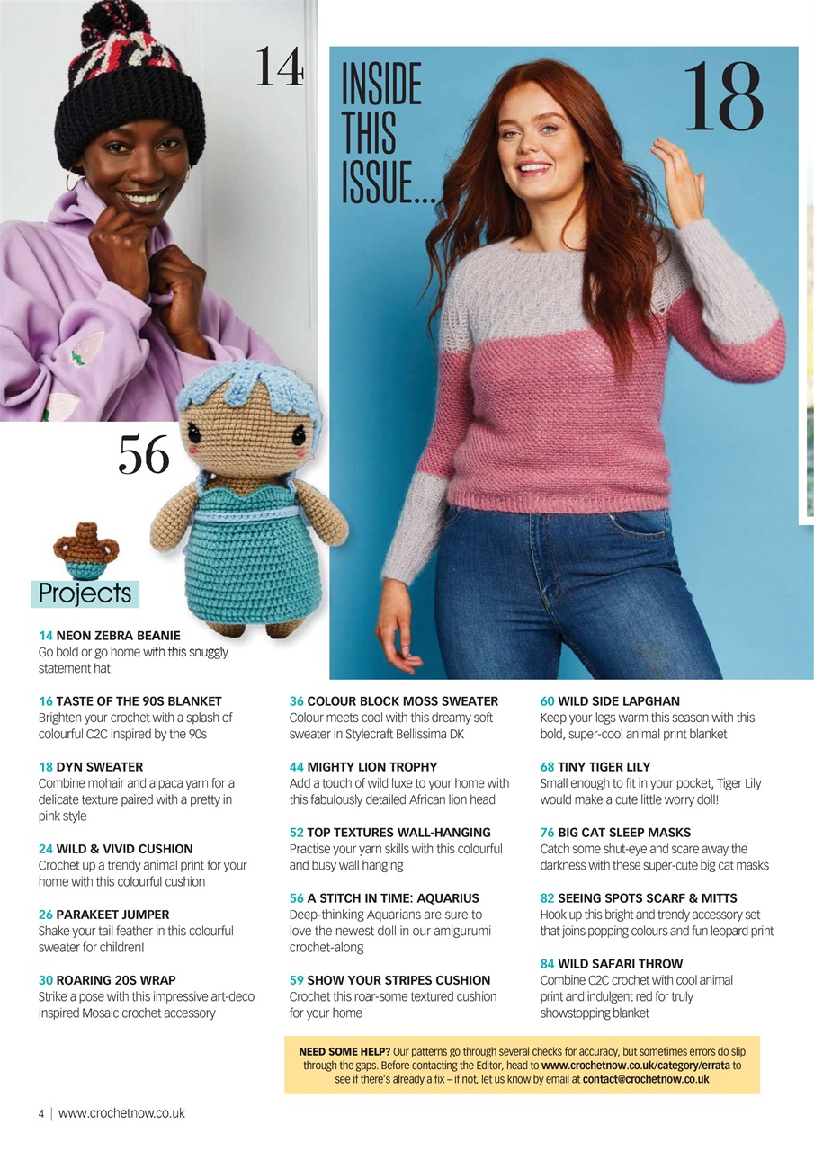 Crochet Now Magazine Preview Pages