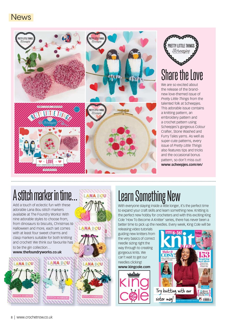 Crochet Now Magazine Preview Pages