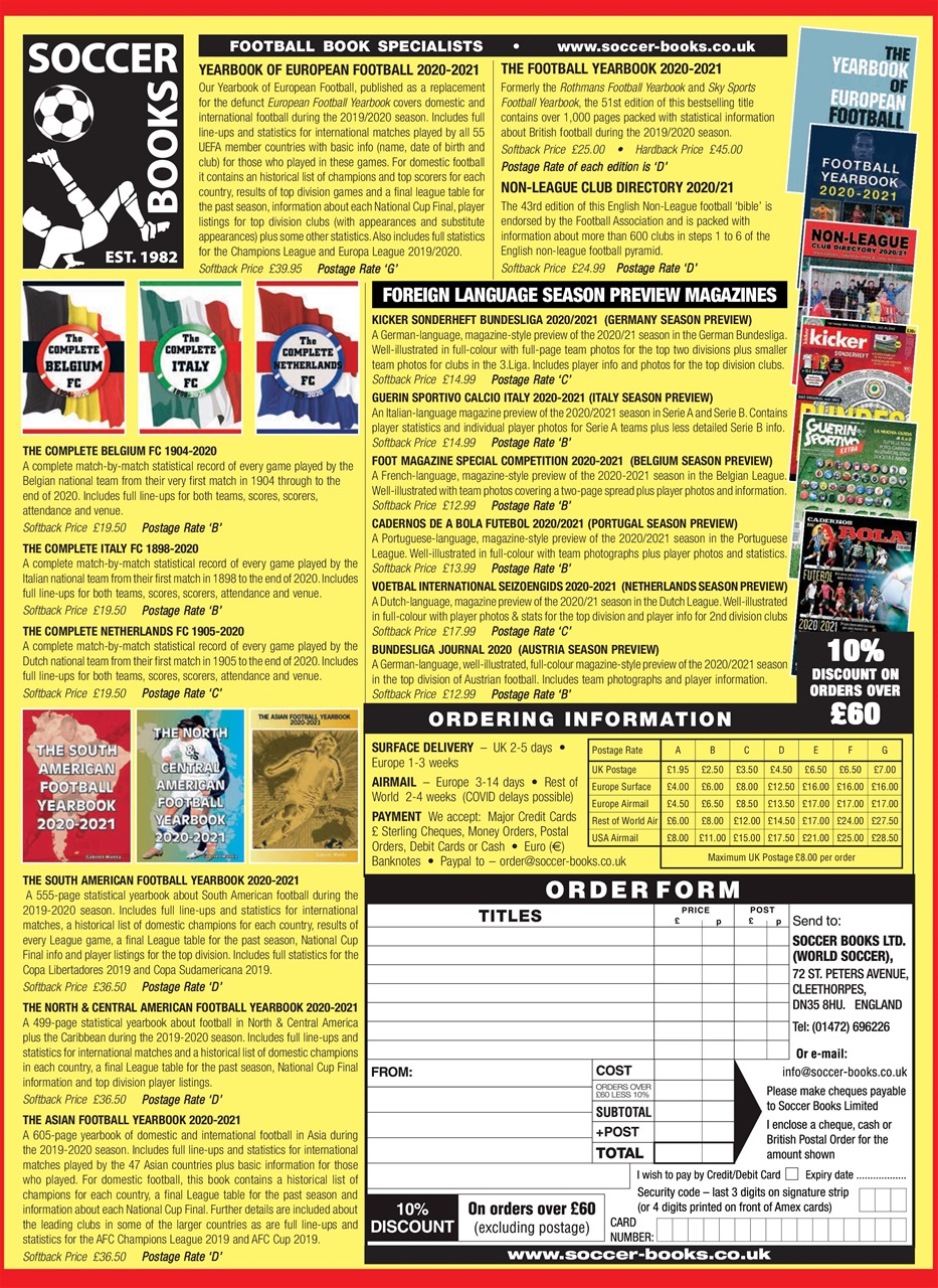 World Soccer Preview Pages