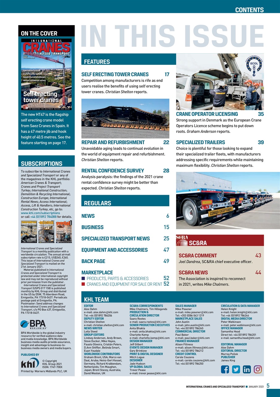 Int. Cranes and Specialized Transp Preview Pages