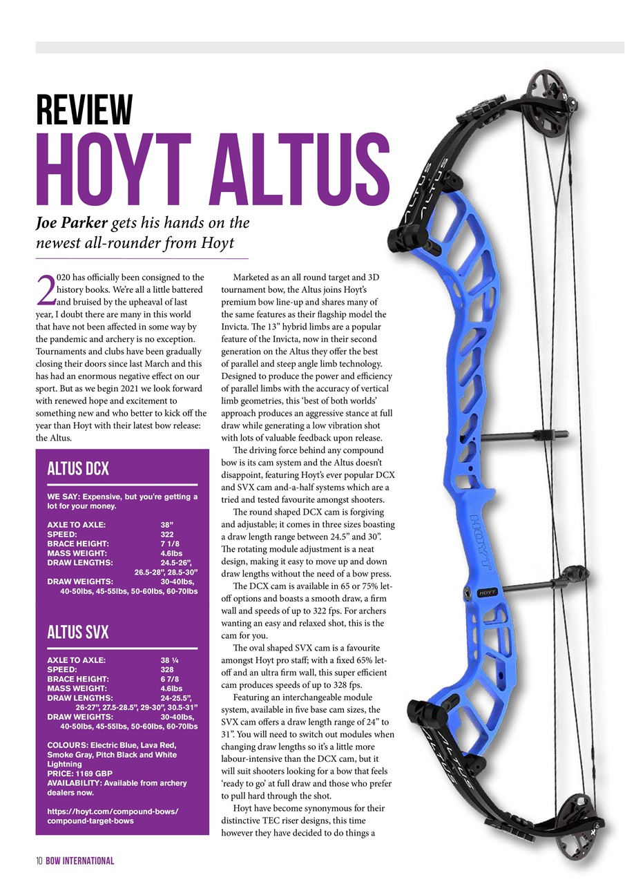 Bow International Preview Pages