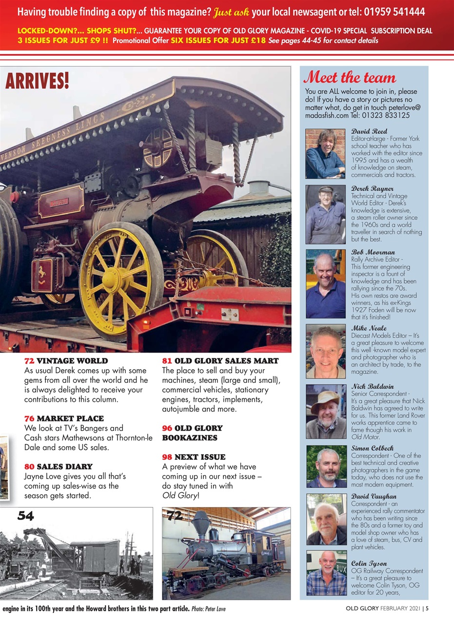 Old Glory Magazine Preview Pages