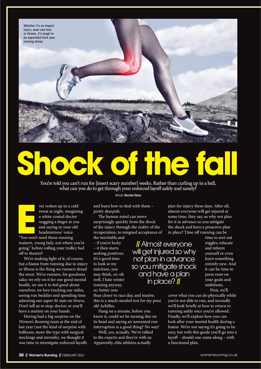 Women’s Running Preview Pages
