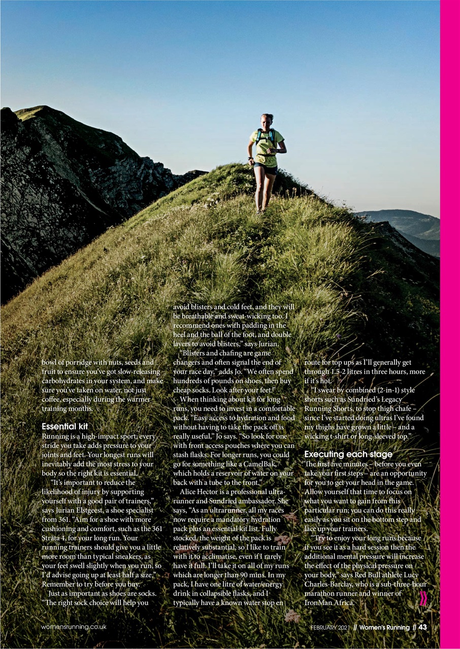 Women’s Running Preview Pages
