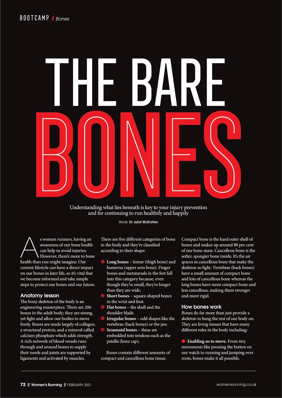 Women’s Running Preview Pages