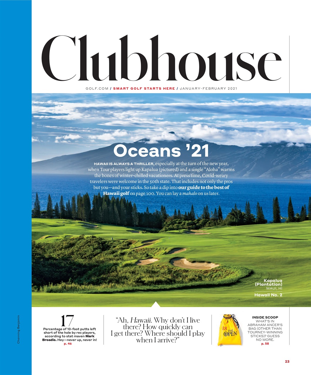 Golf Magazine Preview Pages