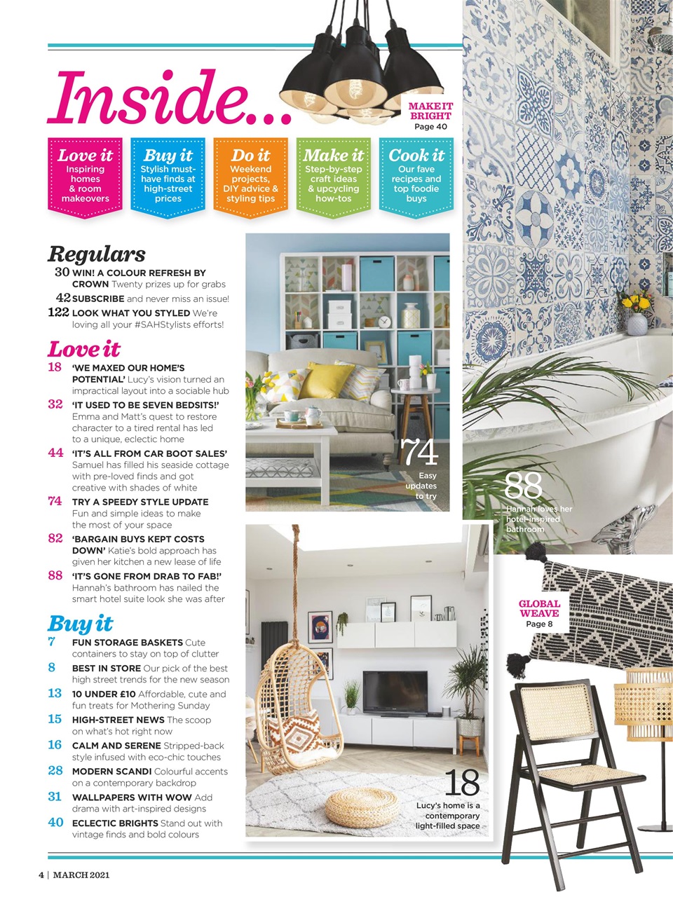Style at Home Preview Pages