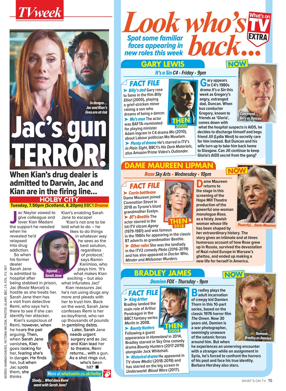 What's on TV Preview Pages