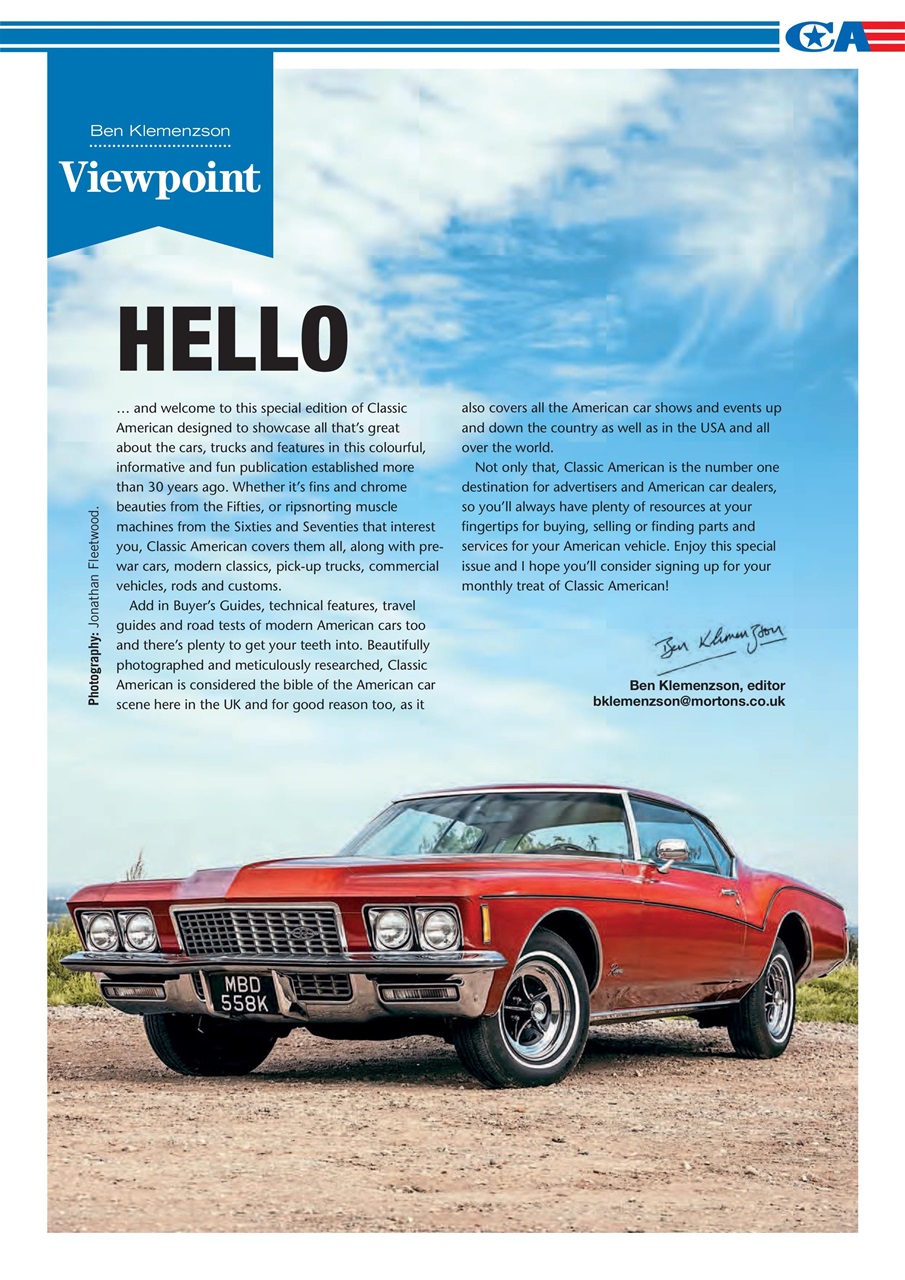 Classic American Magazine Preview Pages