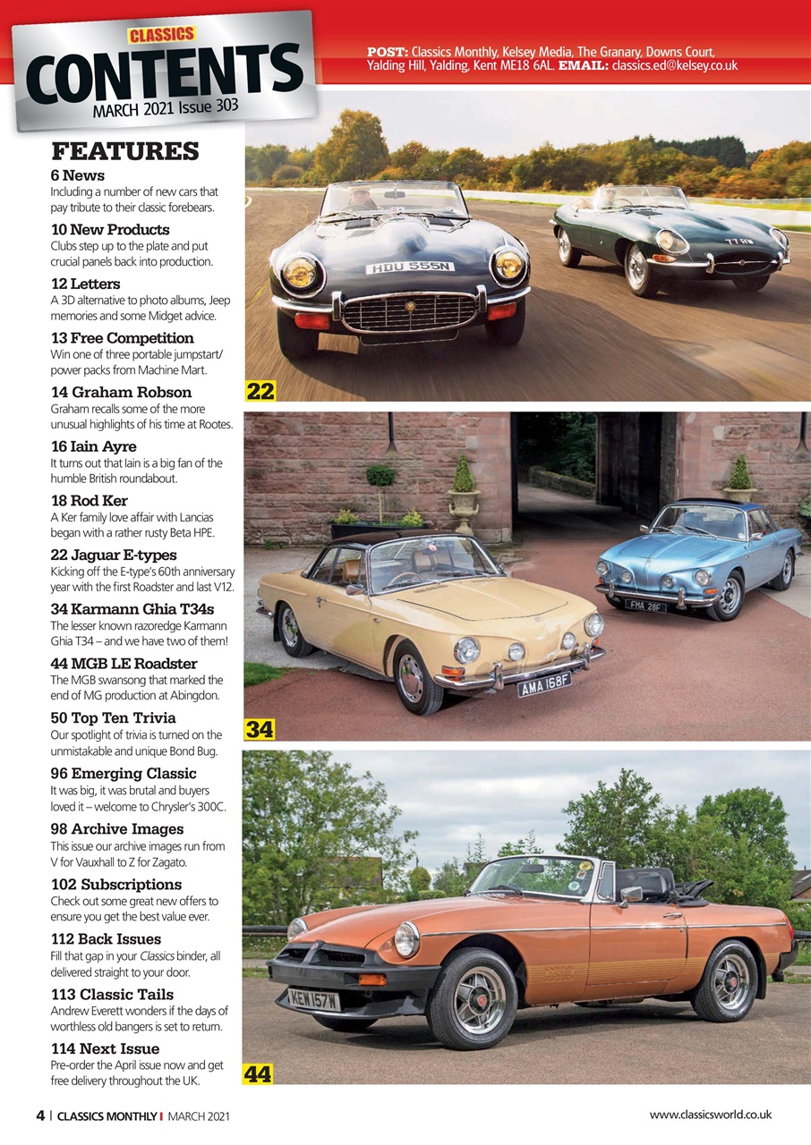 Classics World Preview Pages