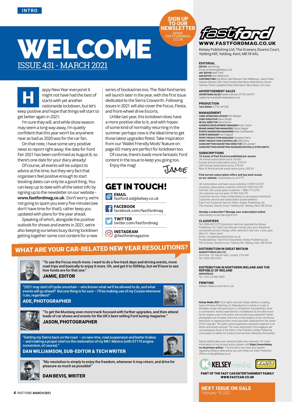 Fast Ford Preview Pages