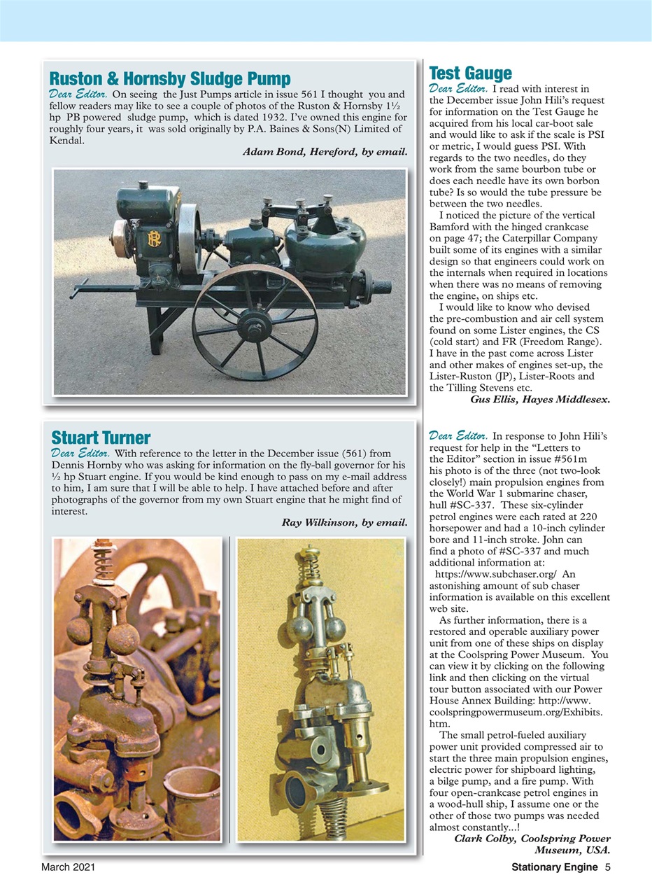 Stationary Engine Preview Pages