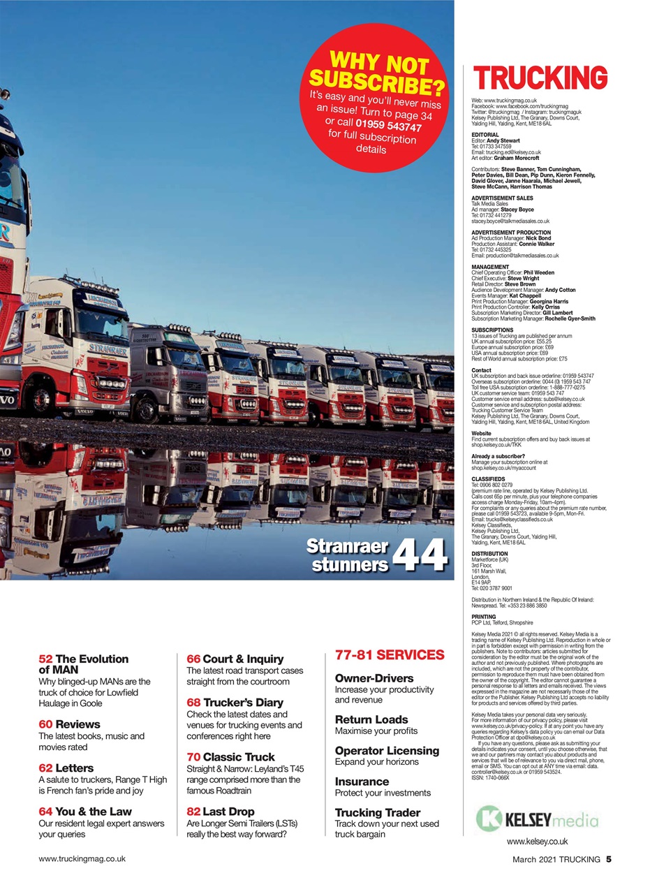 Trucking Magazine Preview Pages