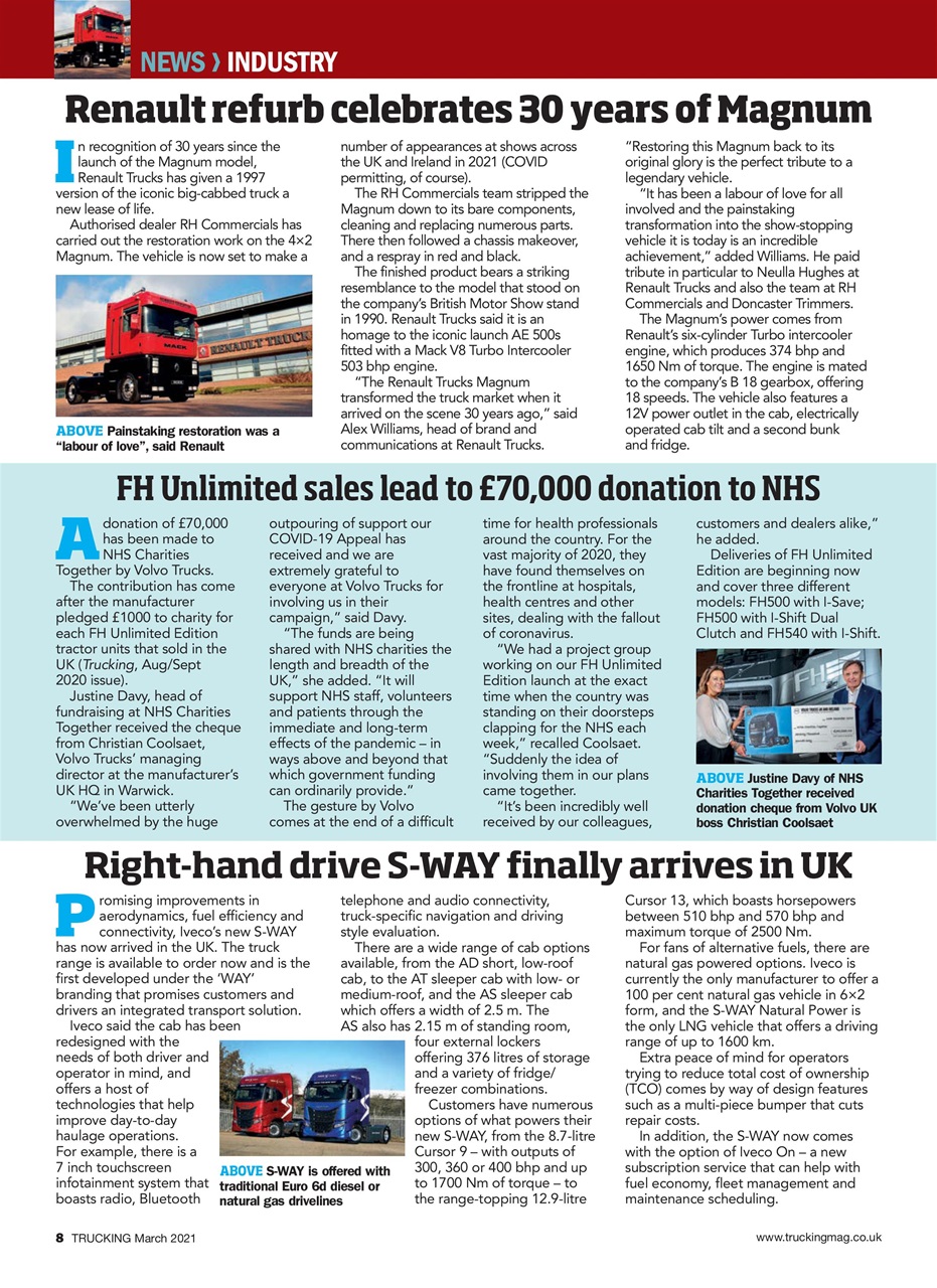 Trucking Magazine Preview Pages