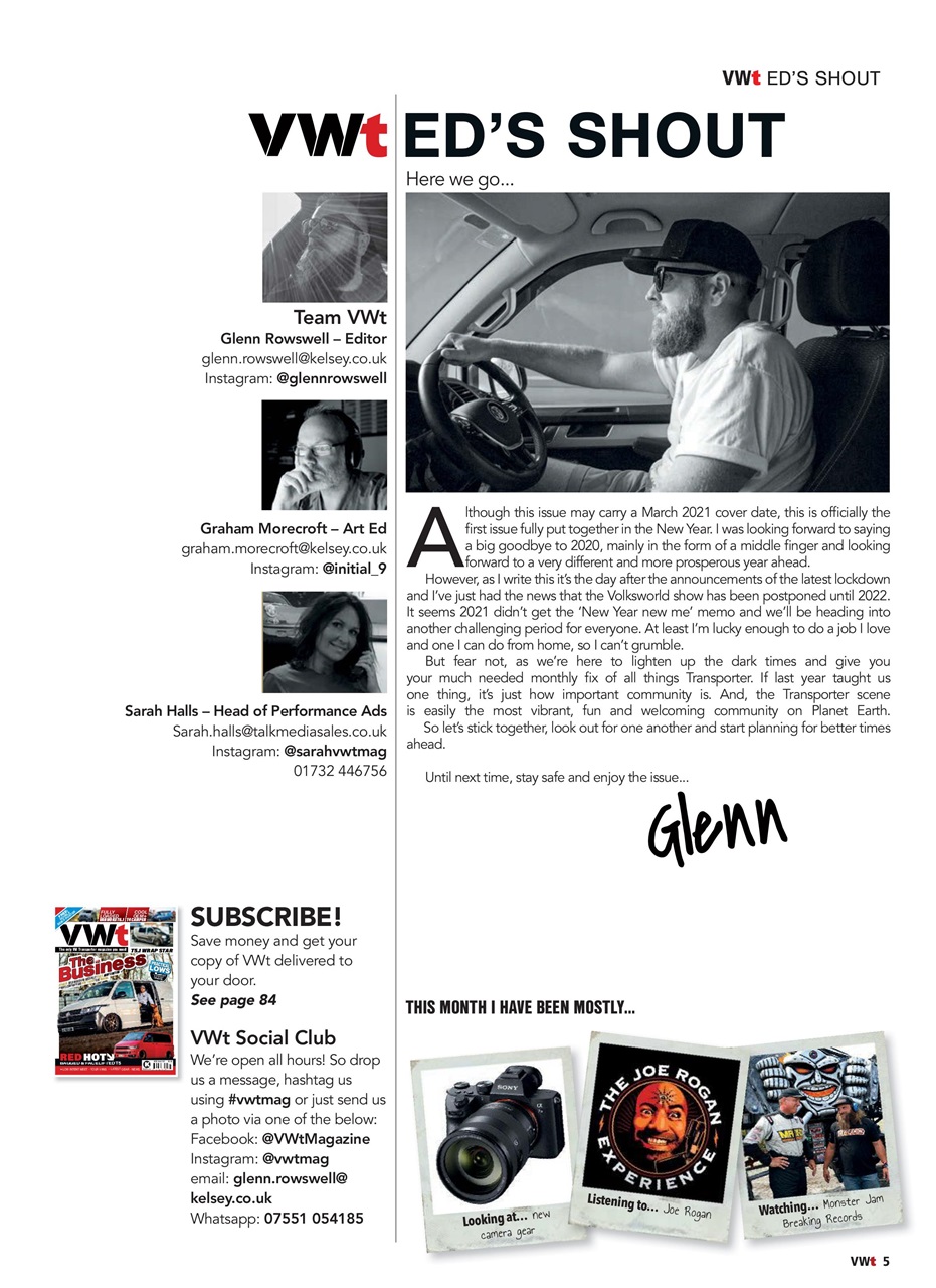VWt Magazine Preview Pages