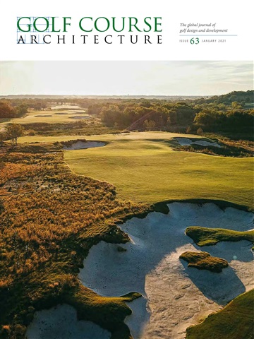 Golf Course Architecture issue January 2021