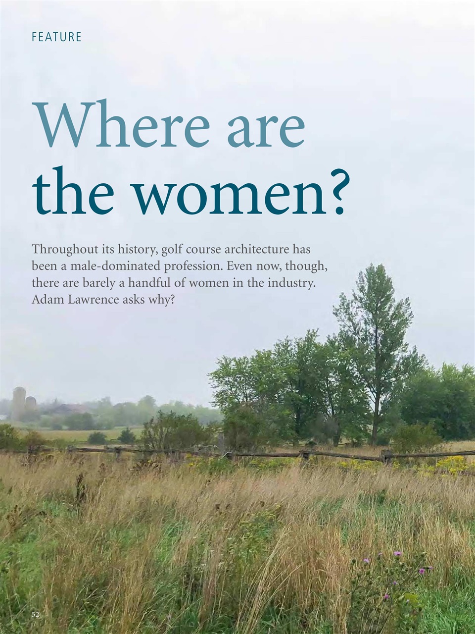 Golf Course Architecture Preview Pages