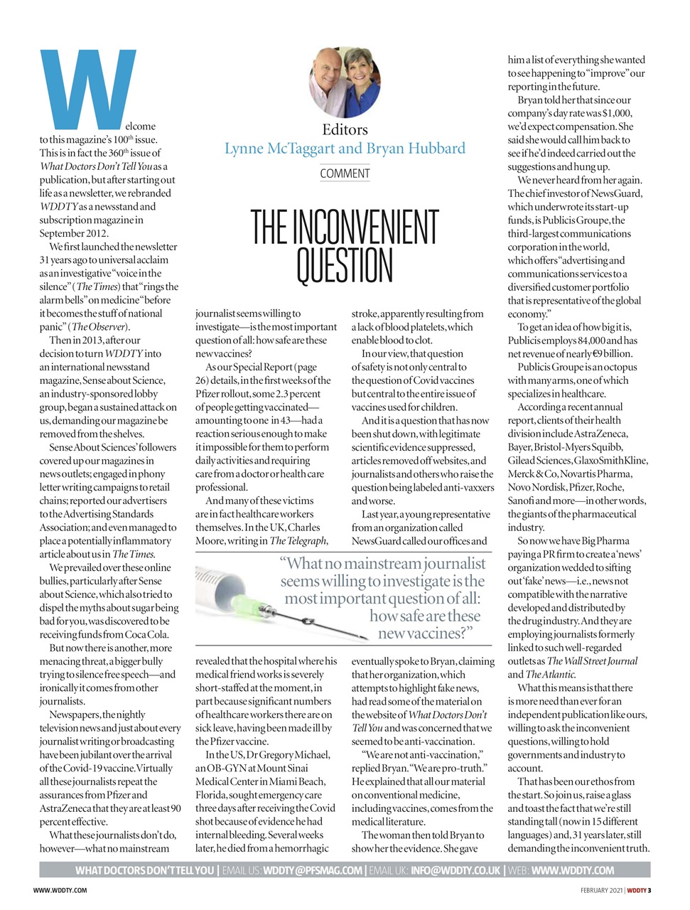 What Doctors Don't Tell You Preview Pages