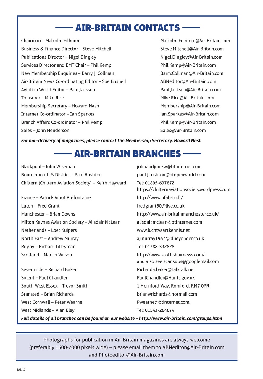 Air Britain News Preview Pages
