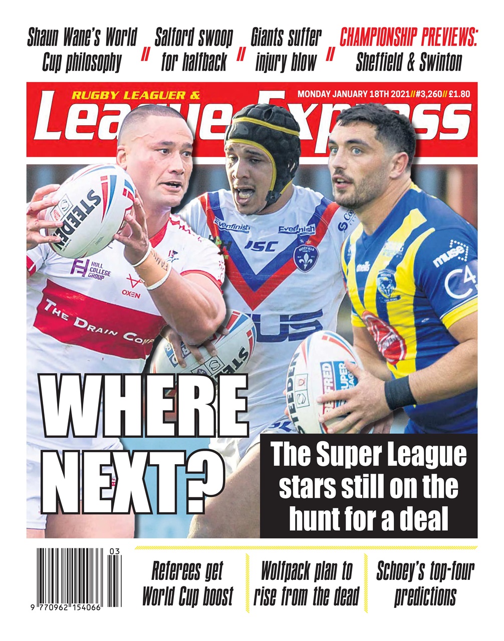League Express Preview Pages