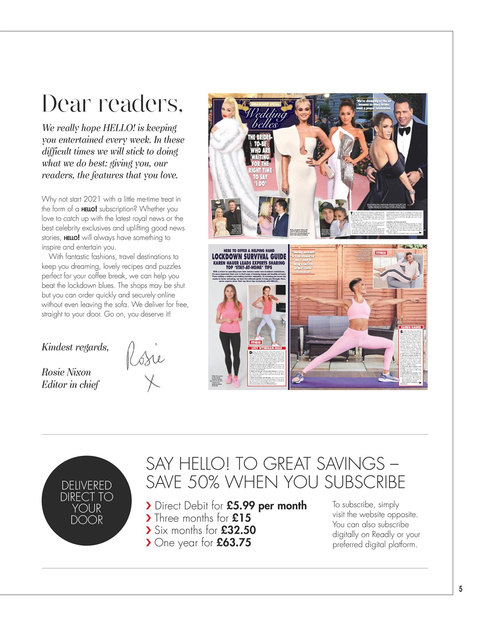 Hello! Magazine Preview Pages