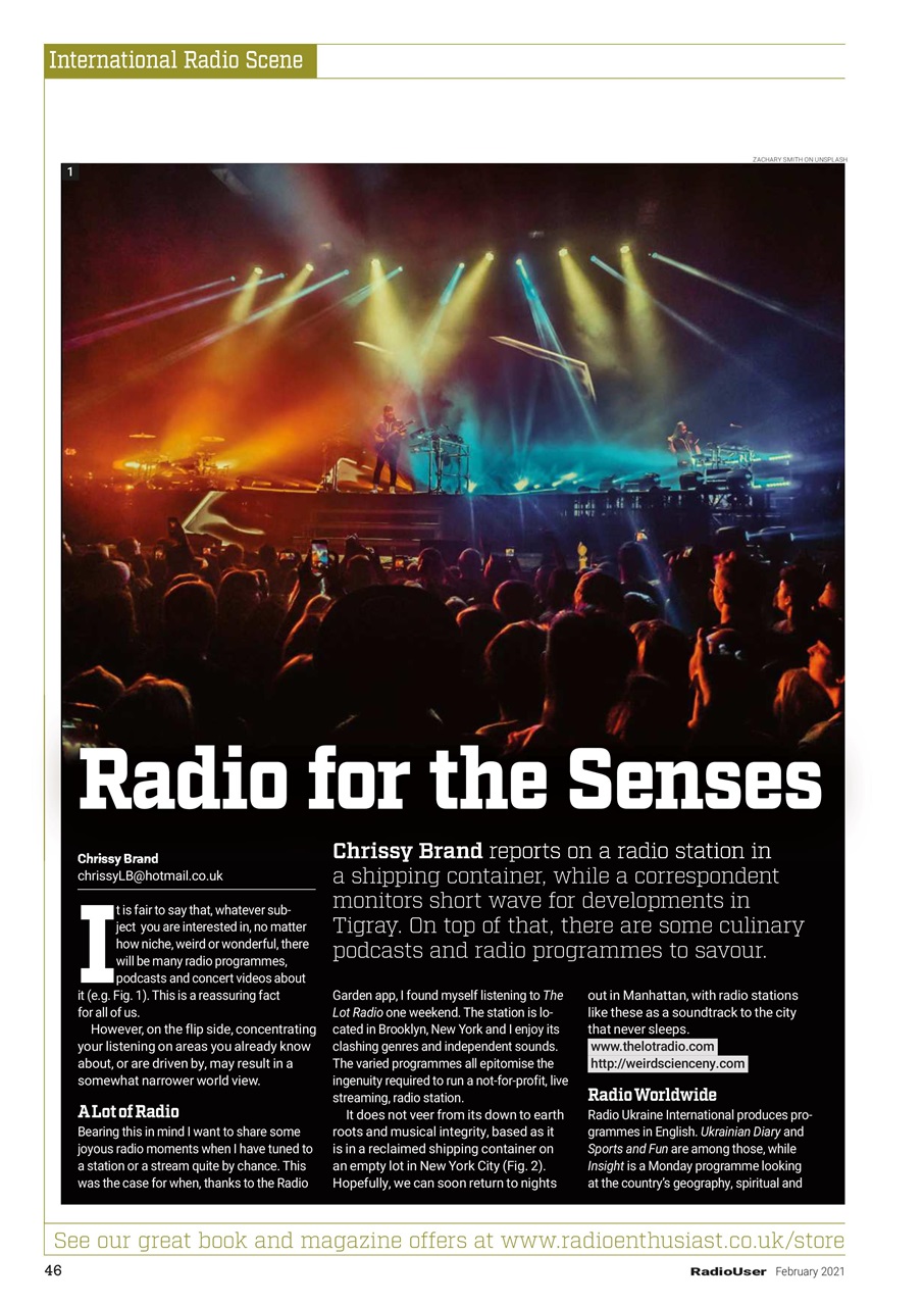 Radio User Preview Pages