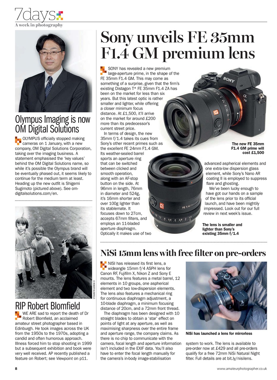 Amateur Photographer Preview Pages