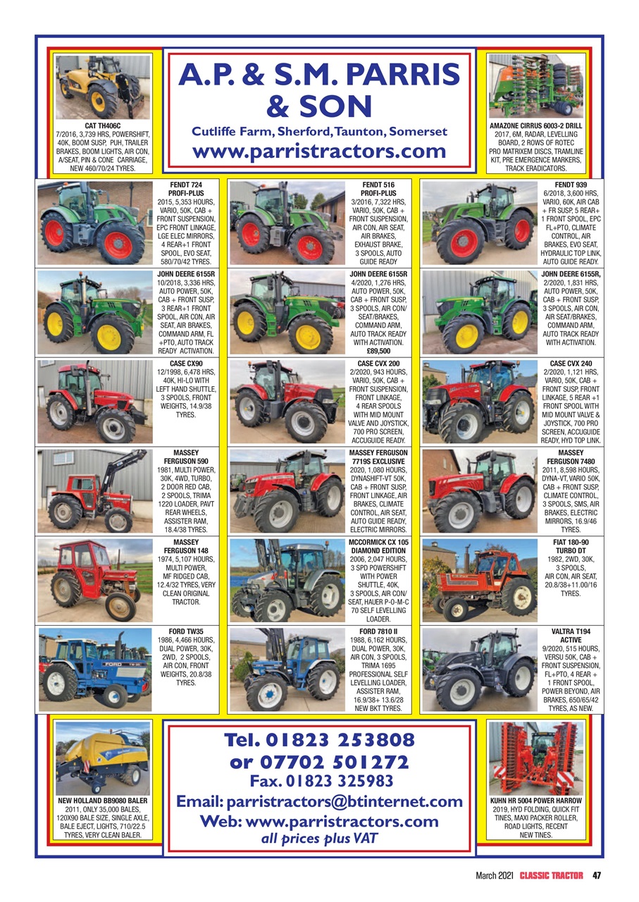 Classic Tractor Preview Pages