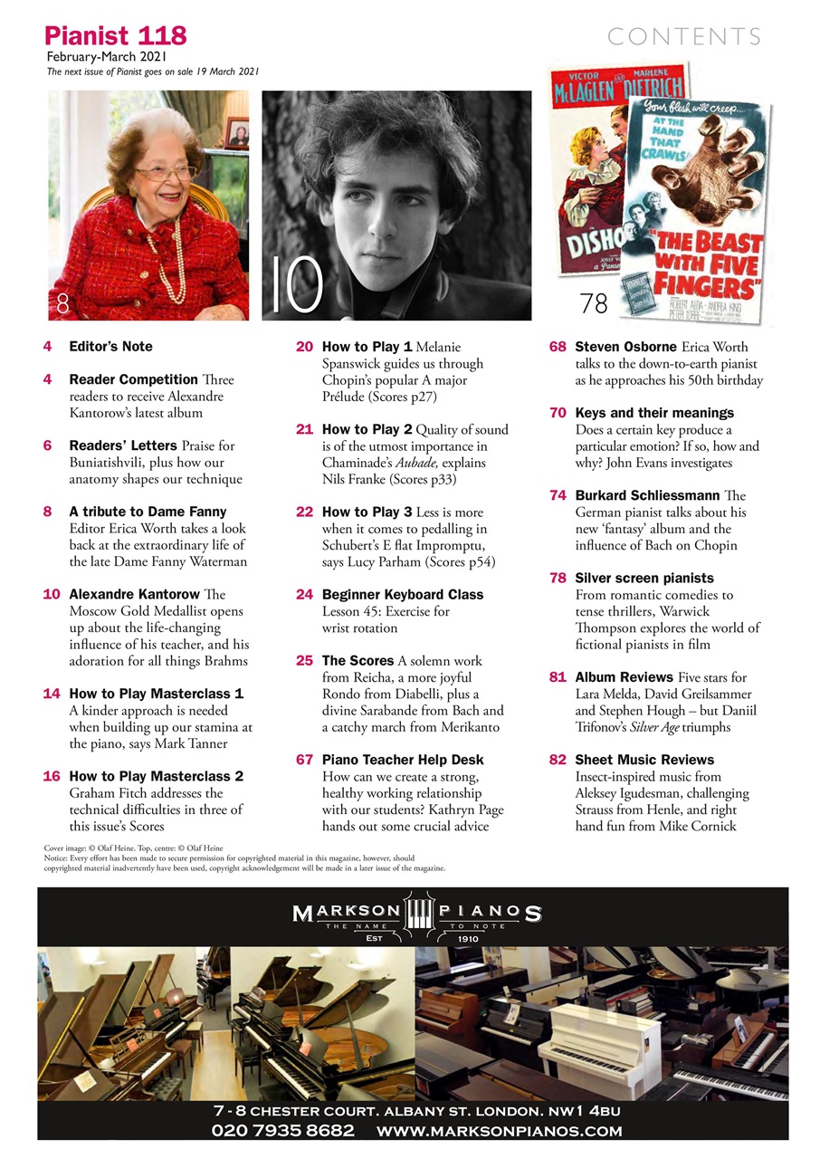 Pianist Preview Pages