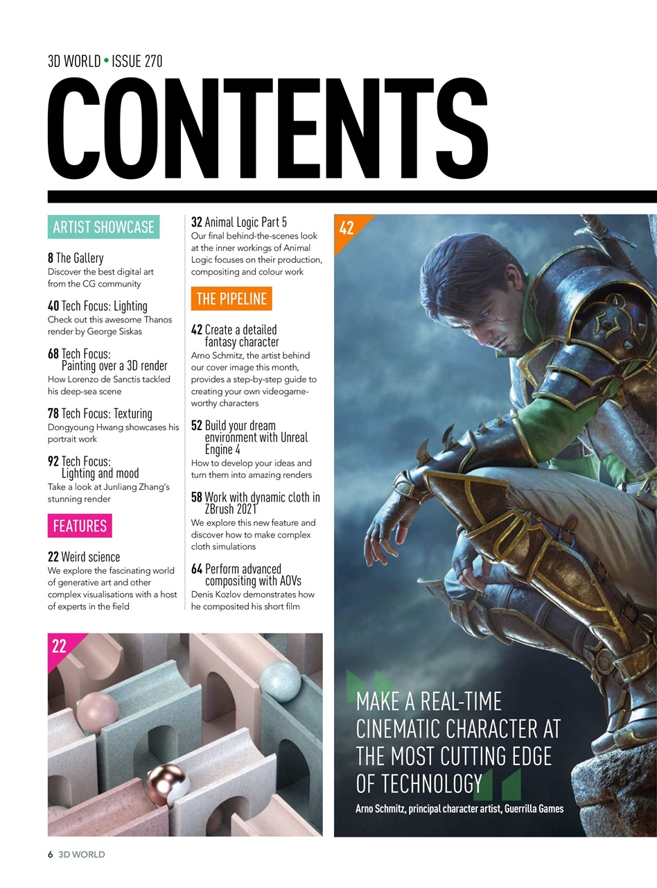 3D World Preview Pages