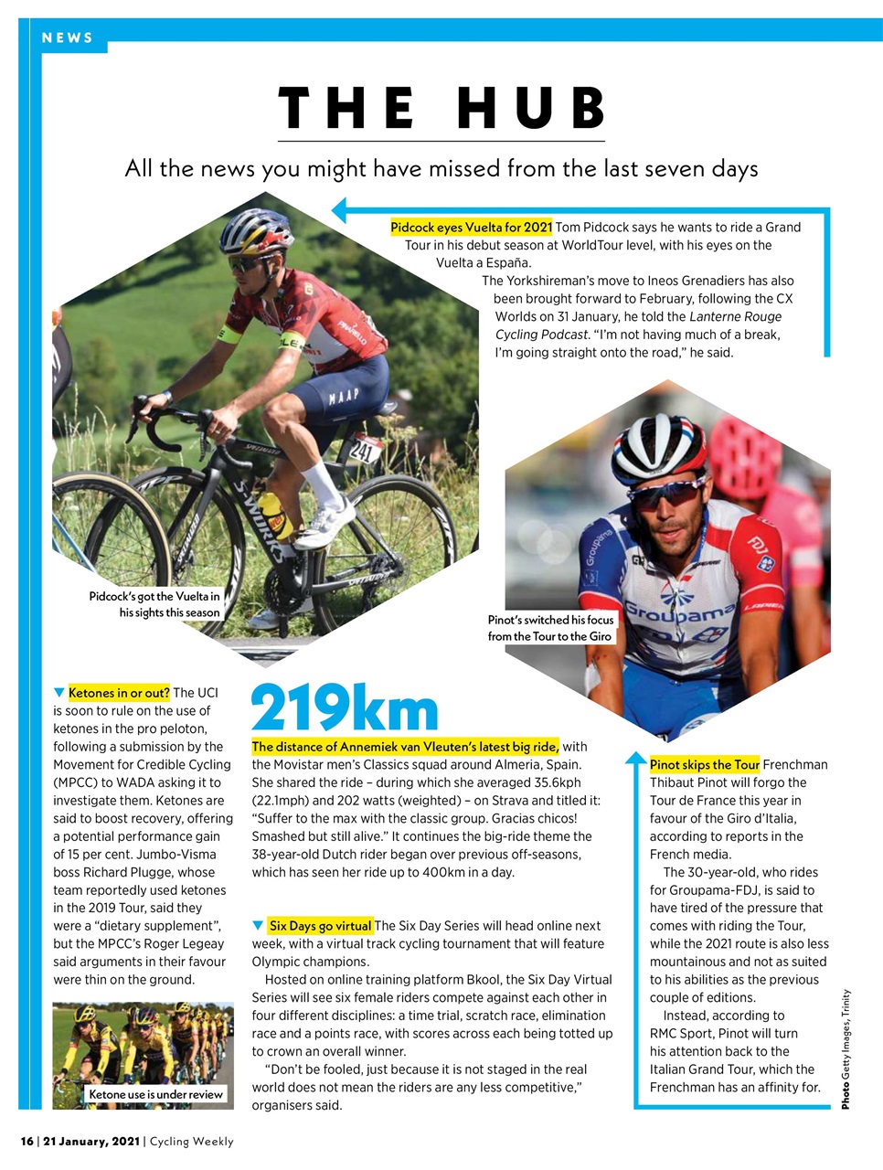 Cycling Weekly Preview Pages