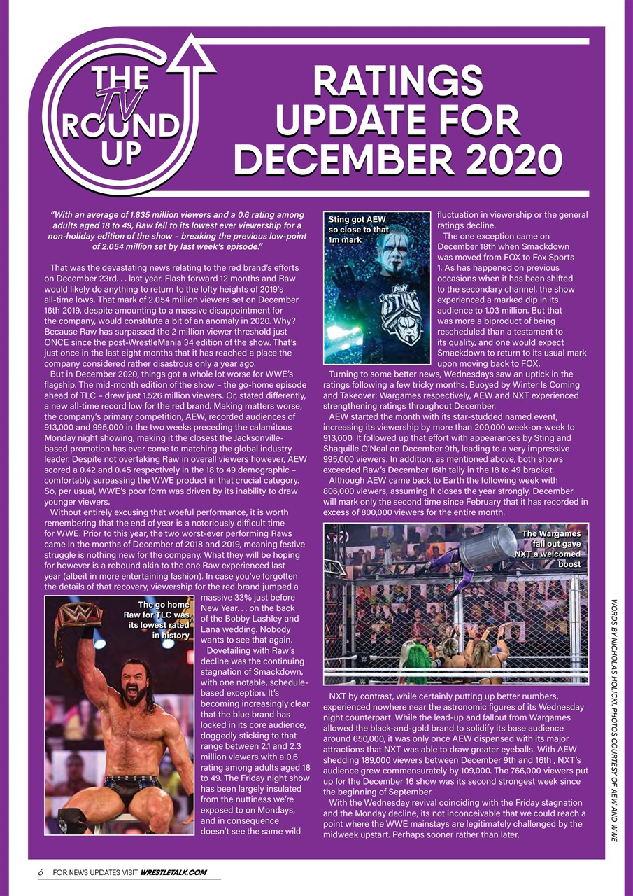 Wrestletalk Magazine Preview Pages