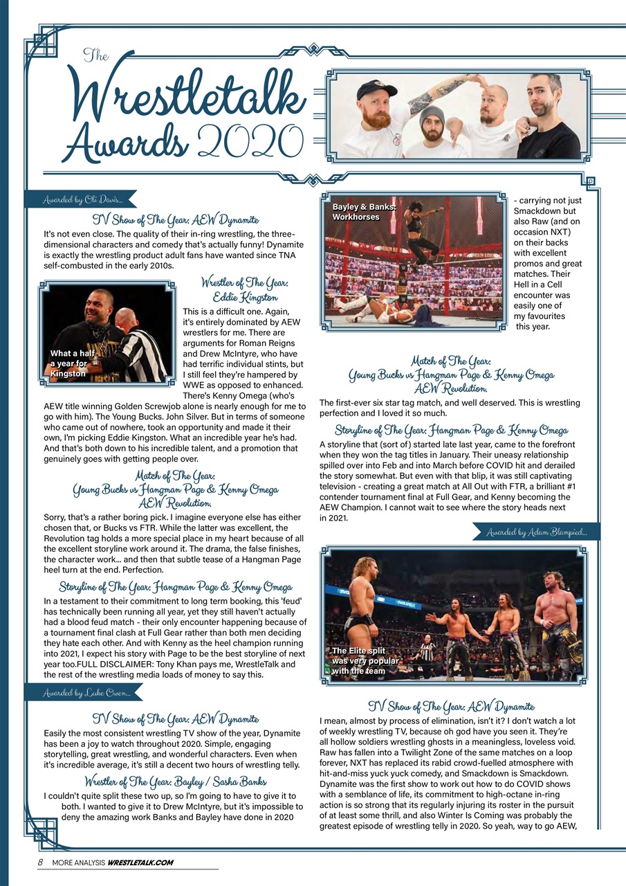 Wrestletalk Magazine Preview Pages
