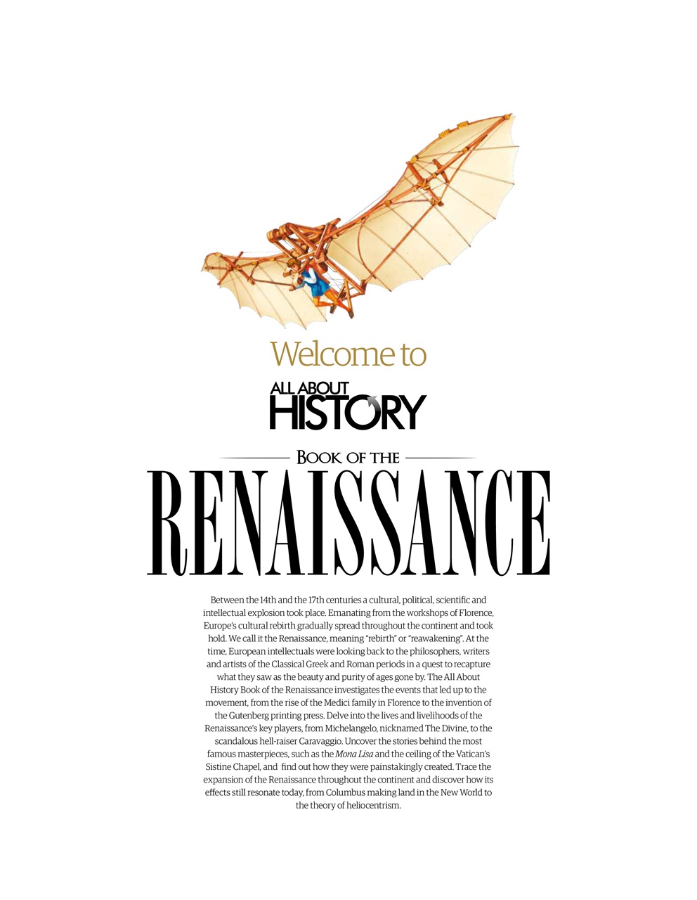 All About History Book Of The Renaissance Preview Pages