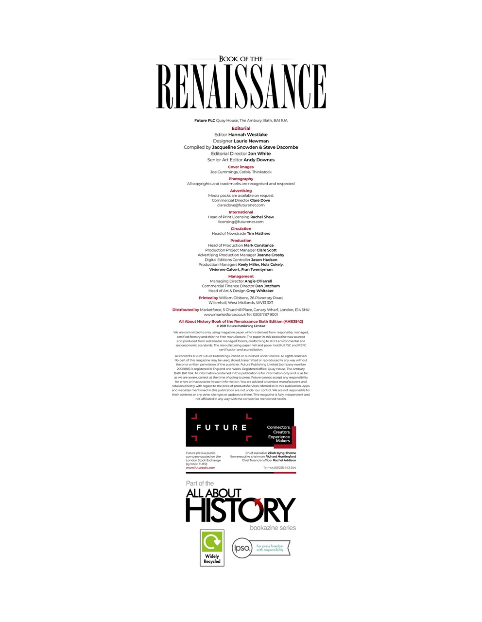 All About History Book Of The Renaissance Preview Pages