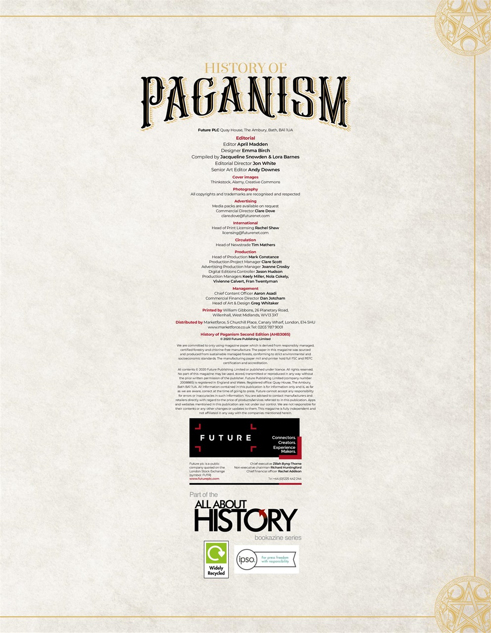 All About History's The History of Paganism Preview Pages