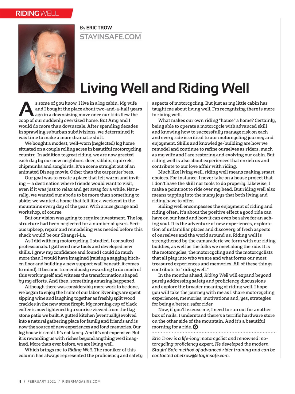 Rider Magazine Preview Pages