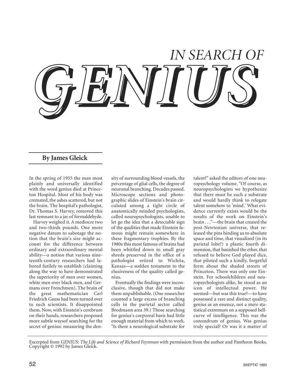 Skeptic Preview Pages