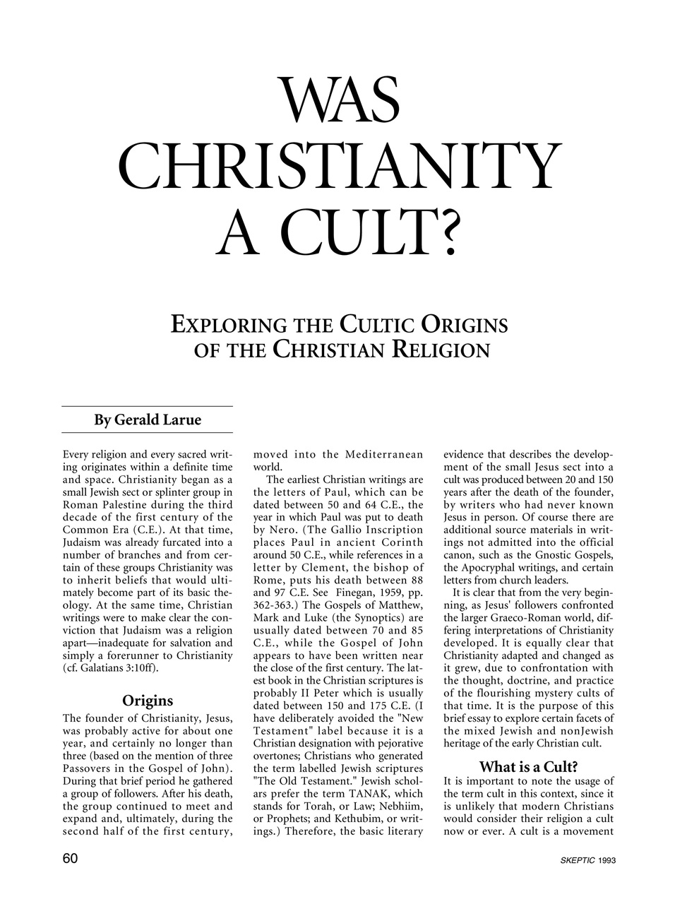 Skeptic Preview Pages