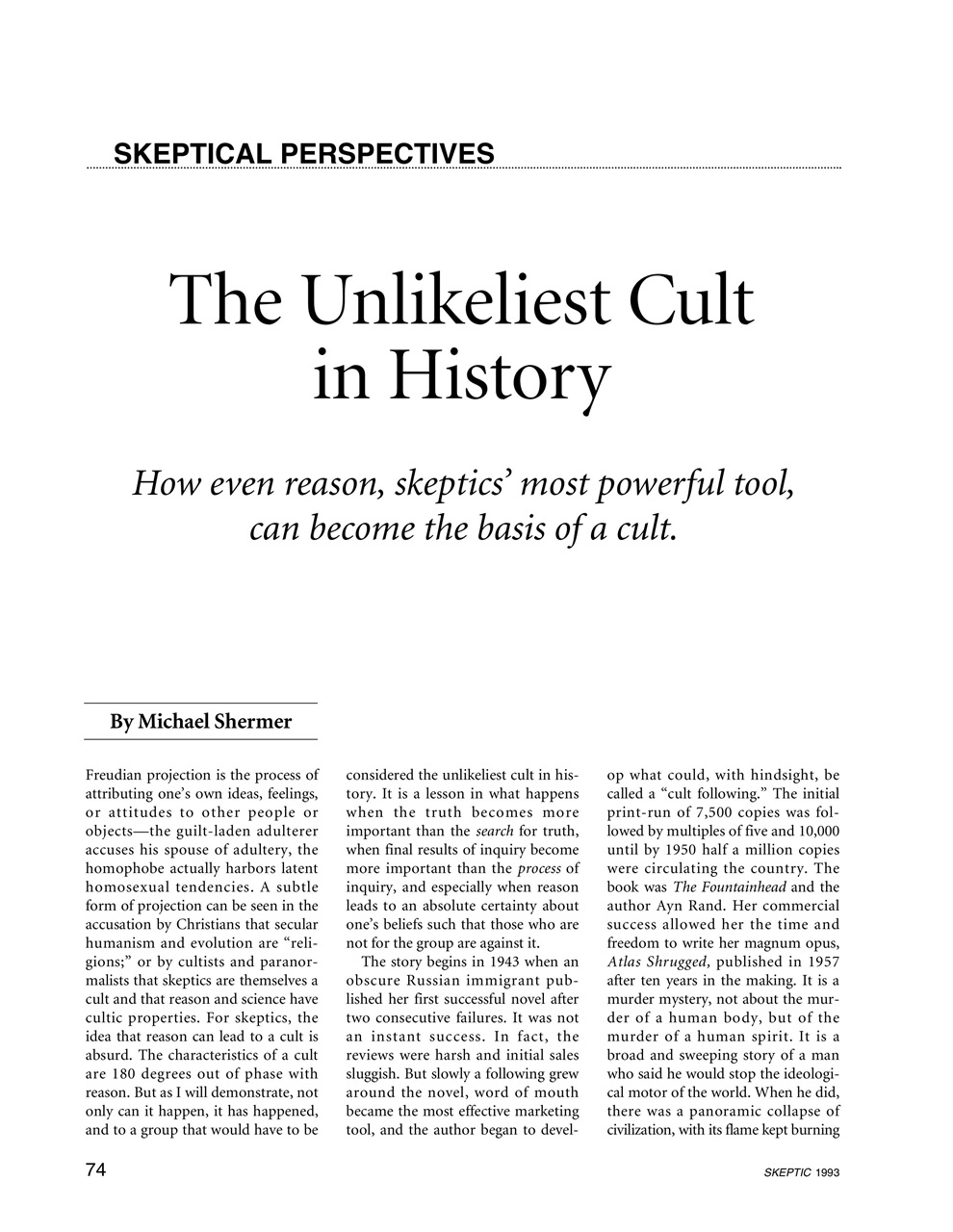 Skeptic Preview Pages