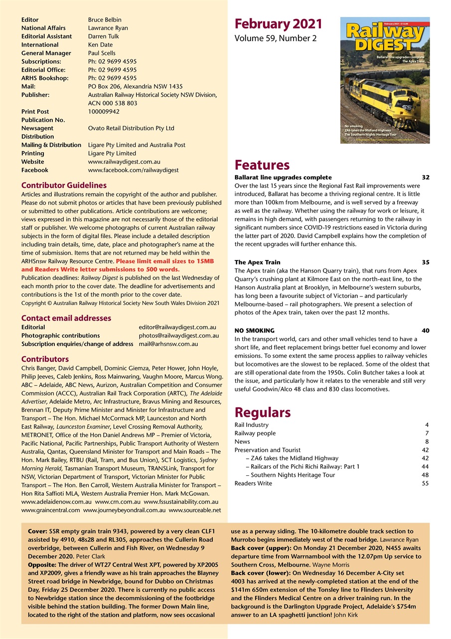 Railway Digest Preview Pages