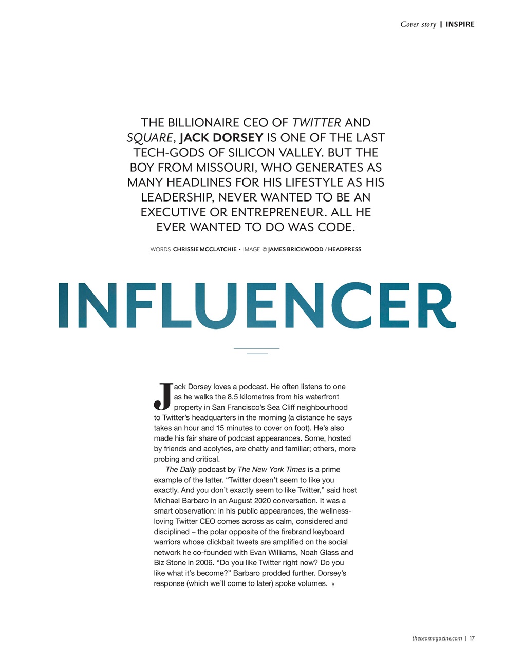 The CEO Magazine EMEA Preview Pages