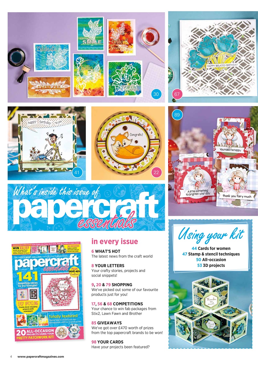 Papercraft Essentials Preview Pages