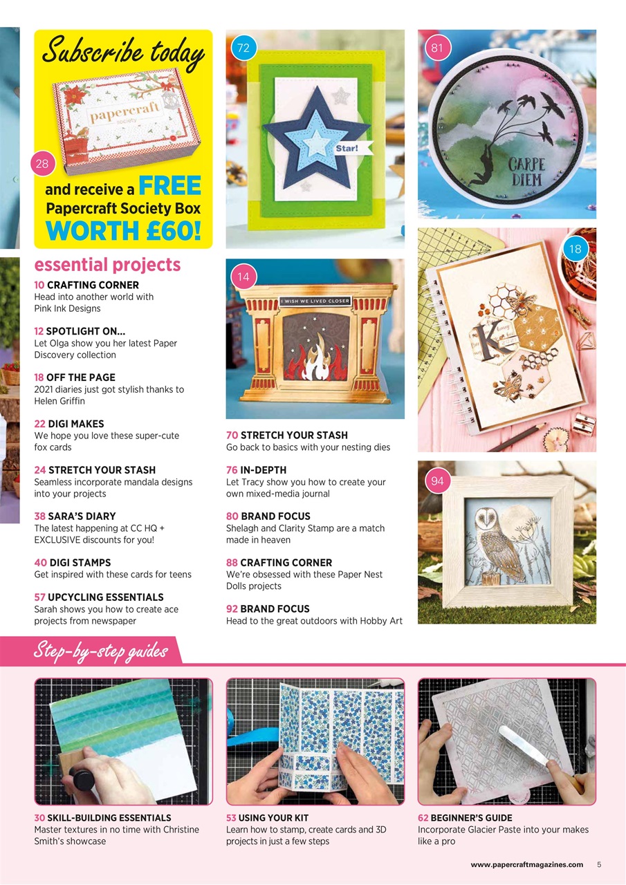 Papercraft Essentials Preview Pages