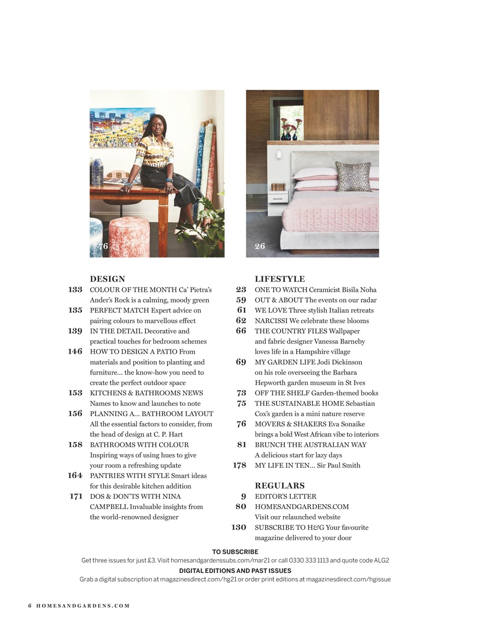 Homes & Gardens Preview Pages