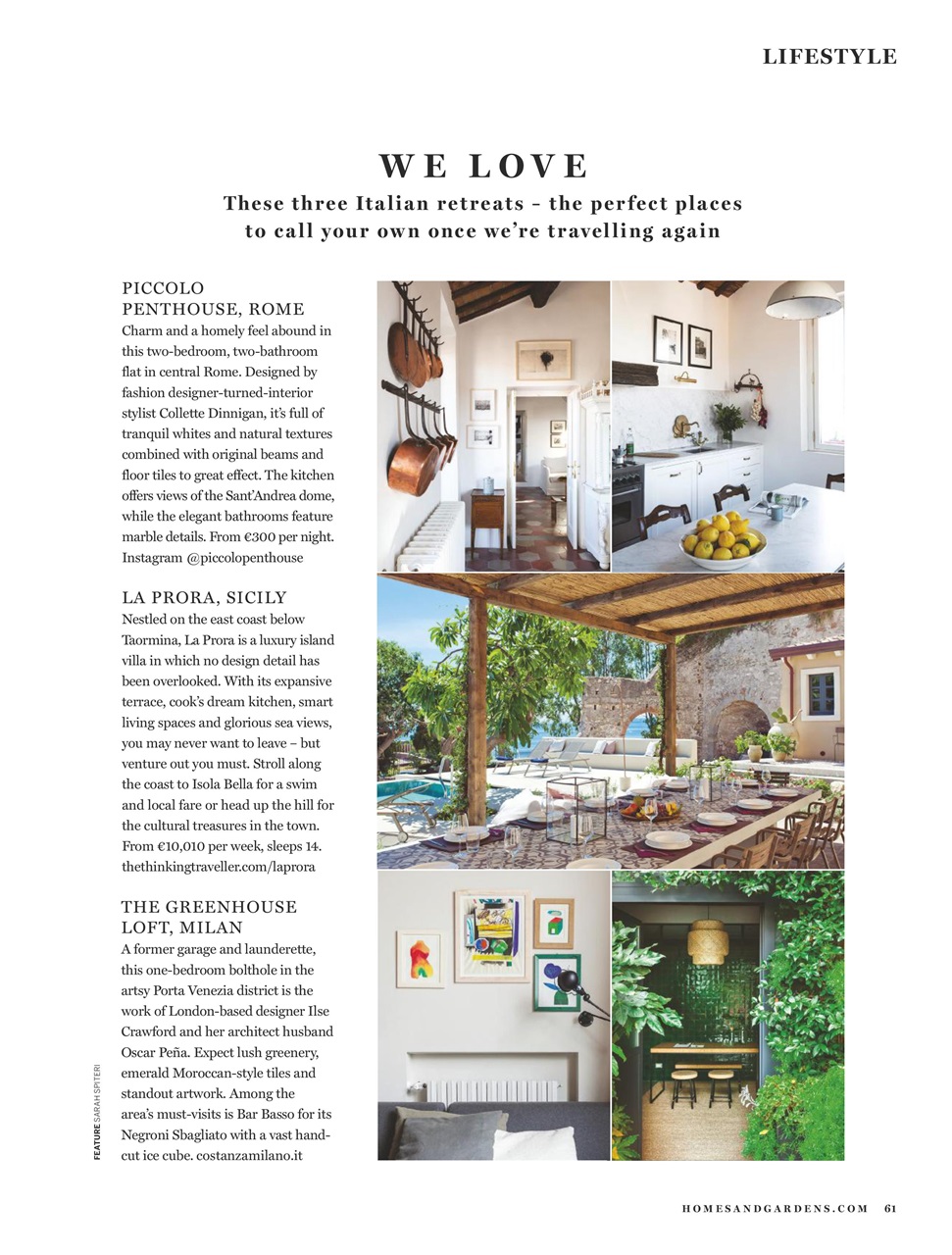 Homes & Gardens Preview Pages
