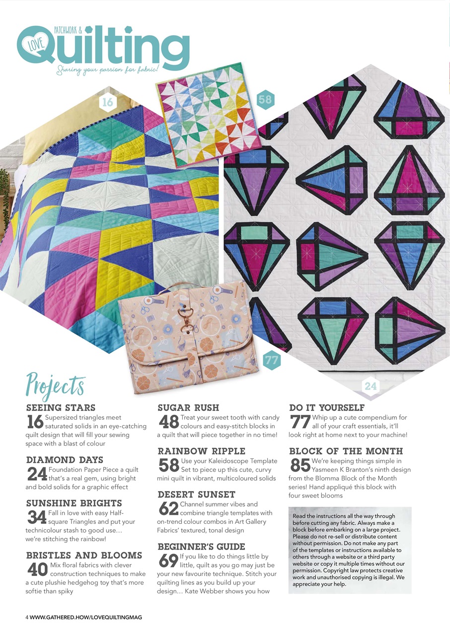 Love Patchwork & Quilting Preview Pages
