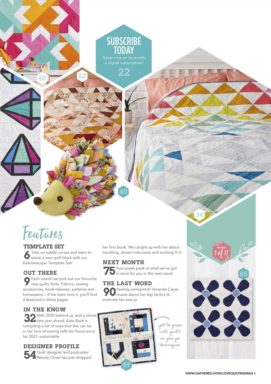Love Patchwork & Quilting Preview Pages