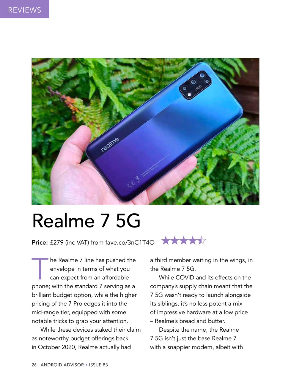 Android Advisor Preview Pages